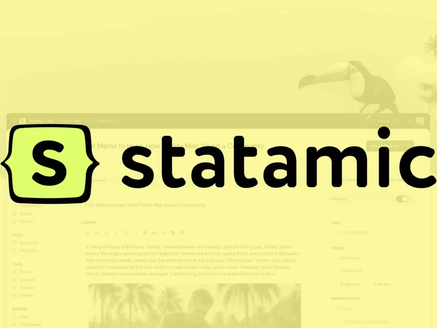Statamic CMS thumbnail.